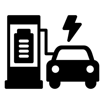 Icon laadpaal auto